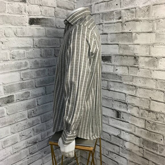 Etro Milano Check Graphic Print Casual Button Down Shirt - Picture 6 of 11